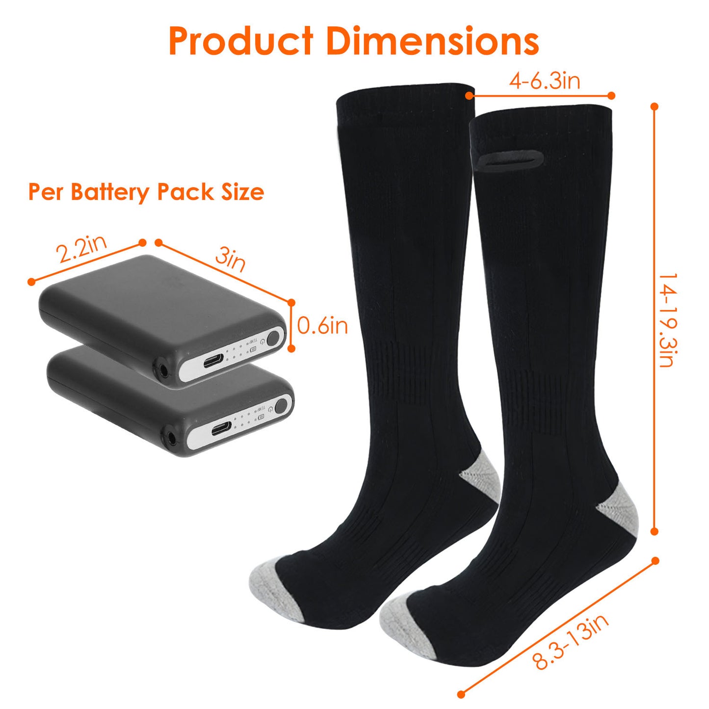 Electric Heated Socks